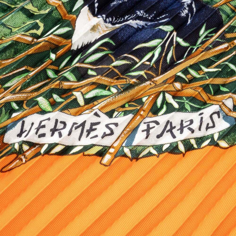 HERMES Authentic Black Silk Scarf - Picture 7 of 16